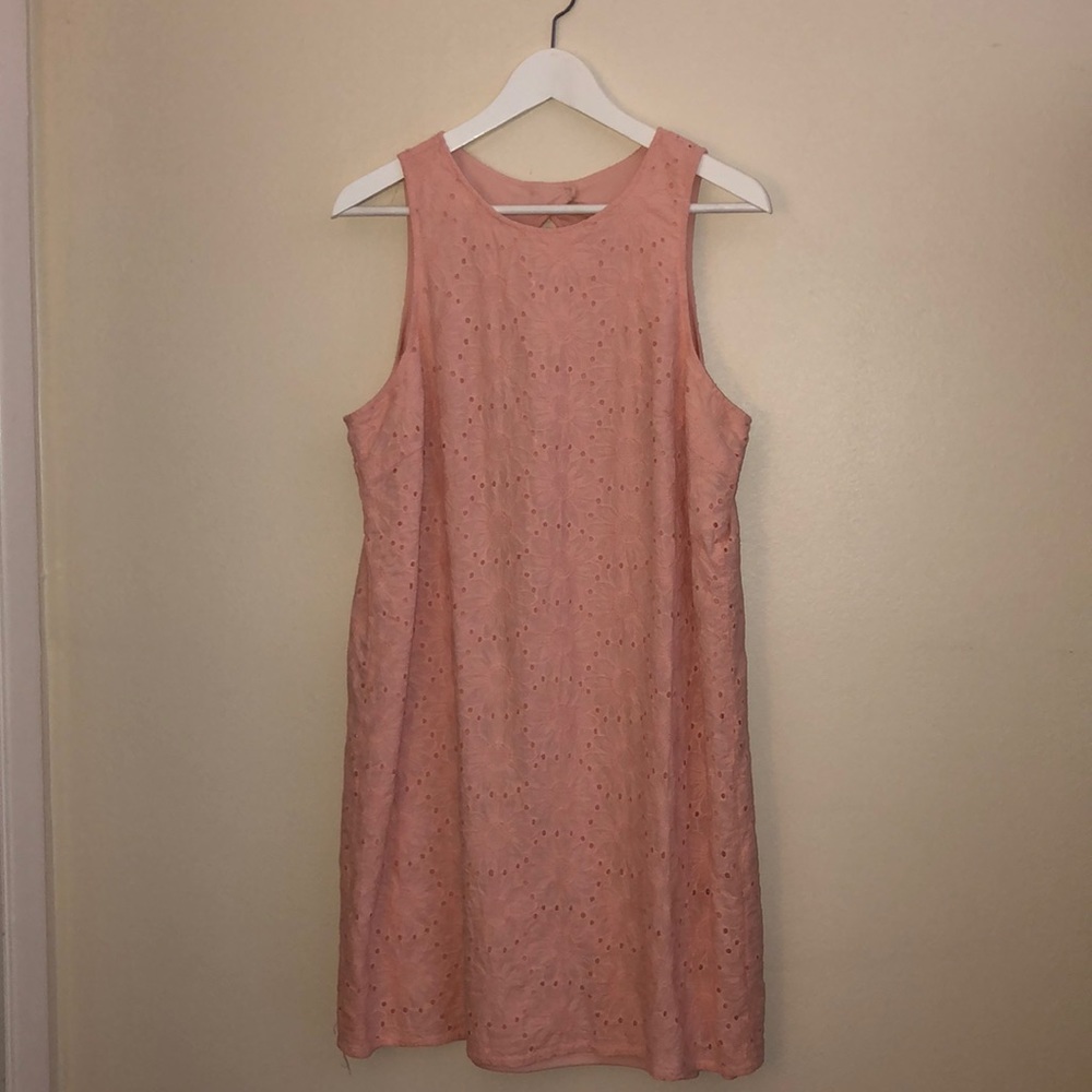 short pink dress